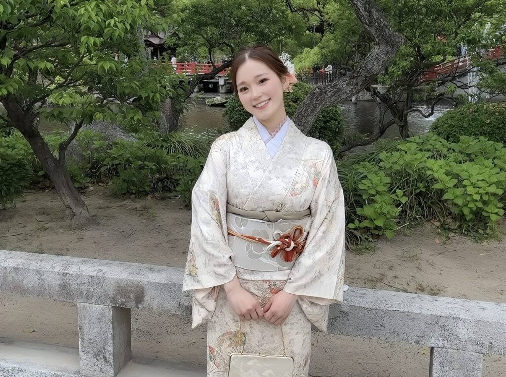 太宰府街歩き着物