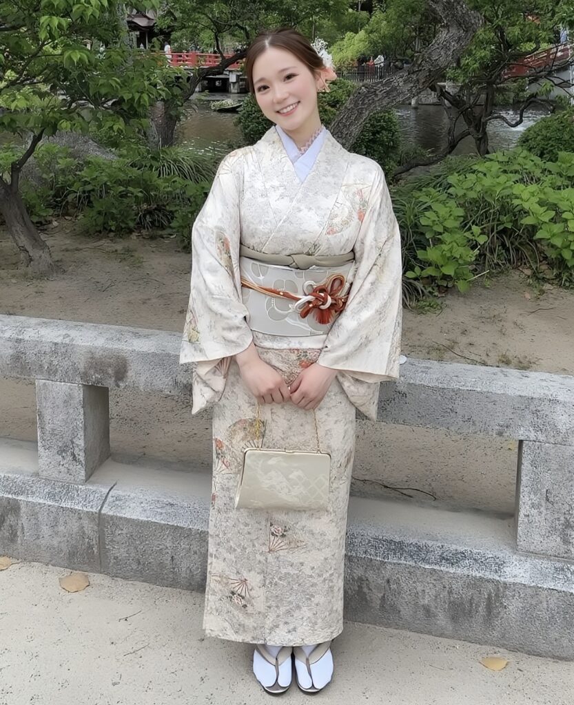 太宰府天満宮で着物姿